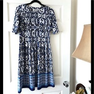 Shelby Palmer skater style dress.